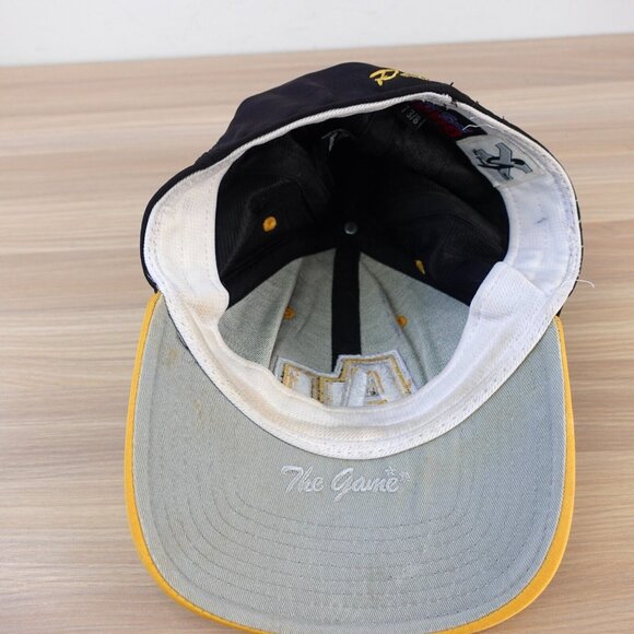 Panthers Cap Black AU Hat Baseball 7 3/8 Yellow Embroidered Logo The Game Pro - Picture 7 of 16